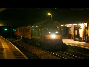 Colas Class 37's passing Trowbridge