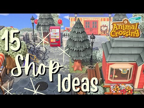 15 Ways to Set Up a Shopping District on Your Island // animal crossing new horizons