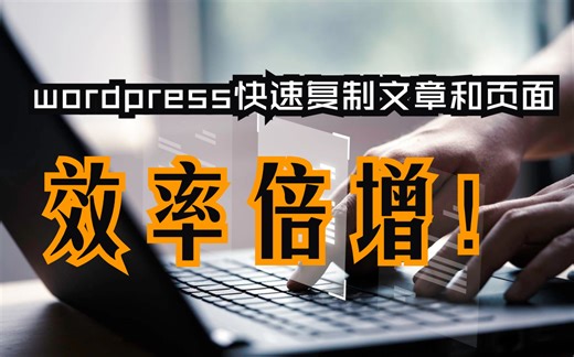 wordpress快速复制文章和页面的方法