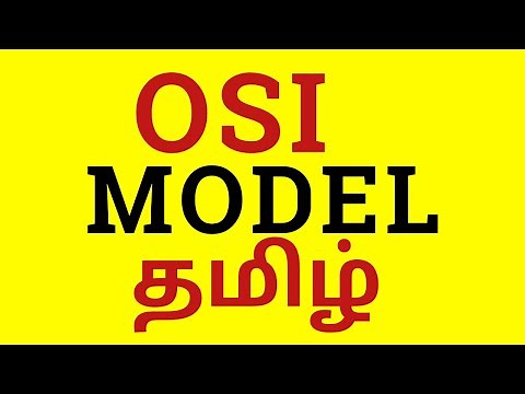 OSI Model in TAMIL || Open System Interconnection || Real Time example || CCNA Tamil