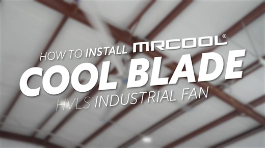 If you have an expansive room in need of efficient, cost-effective airflow, the CoolBlade™ HVLS Fan is the answer to your prayers! Here's a step-by-step video detailing how you can install powerful comfort in your gym, barn, warehouse, or any other large space! Find more info at https://www.mrcool.com/product/cool-blade. | MRCOOL