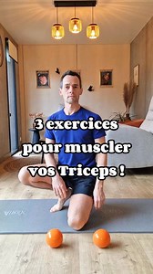 3 exercices pour muscler l'arrière des bras (triceps brachial)💪 #triceps #pilatesworkout #pilates | Fabien Pilates