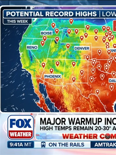 🎄WARM CHRISTMAS?: When we think of Christmas, we often picture frigid temperatures and snow - even in warmer states that don’t typically see much of either. But this year, it’s truly beginning to look a lot like spring, as over 40 cities across 12 states could see their warmest Christmas on record.