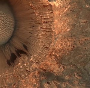 This highly detailed video captures one of Mars’ craters in incredible resolution. Shot by the HiRISE camera aboard the MRO orbital probe, it offers a rare view from 250 km above the red planet’s surface. #AsgardiaSpaceNation #Mars #HiRISE #RedPlanet #SpaceExploration | Asgardia