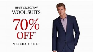 JoS. A. Bank TV Spot, 'October: 70% Off Wool Suits'