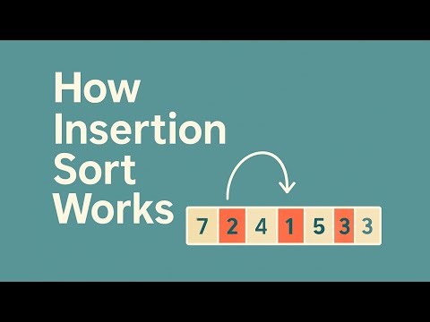 📥 How Insertion Sort Works — Simple Step-by-Step Explanation