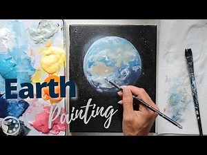 Relaxing Earth Painting makes me want to go to space