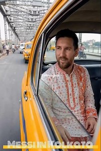 Messi in Kolkata #viral #Messi #football