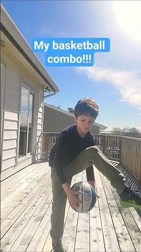 My New Basketball Trick Combo 🏀 #basketball #tricks