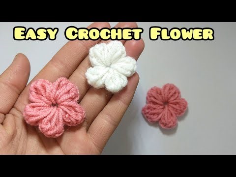 Super Easy Crochet Flower Tutorial | Perfect for Beginners