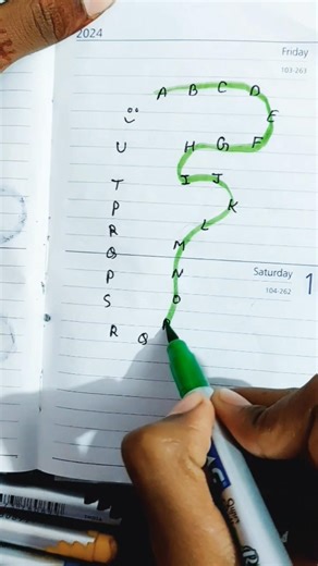 ABC checkered path drawing. ABC puzzle #shorts #puzzlegame #trending