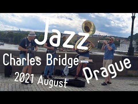 【プラハ・カレル橋】Charles Bridge Jazz Band in Prague