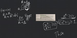 ILLUSTRATIロN 1.55If the function f:R→A given by f(x)=x2 1x2​ i... | Filo