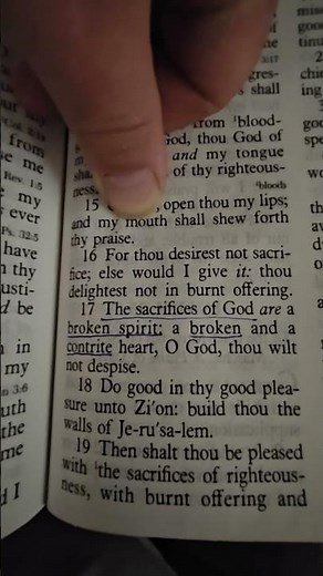what is contrite