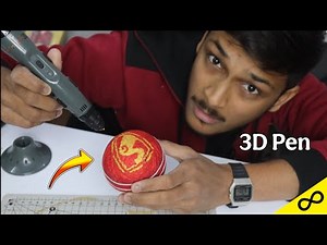 3d pen se cricket ball banate hain