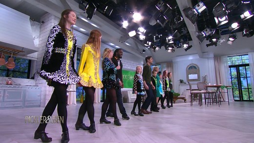 The Nashville Irish Step Dancers are here Friday to teach Kellie Pickler and Ben Aaron a few new moves. 🍀 | Pickler & Ben
