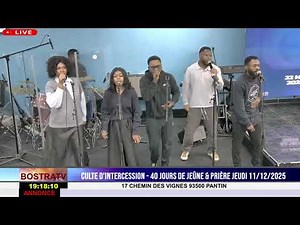 CULTE D'INTERCESSION - 40 JOURS DE JEÛNE & PRIÈRE JEUDI 11/12/2025