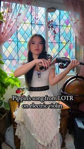 3.1K views · 2.9K reactions | Lord of the Rings goes electric violin! Song: Pippin’s Song from the LOTR soundtrack by @howard_shore_official Performed on electric violin by Mia Asano #violin #violinist #electricviolin #electricviolinist #miaasano #music #musician #pippinssong #lotr #lordoftherings #filmscore #soundtrack #howardshore #peterjackson | Mia Asano Music | Facebook