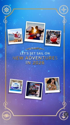 Happy New Year 🎉 Thank you for all the magical moments in 2025. Captain Mickey Mouse and Captain Minnie Mouse can’t wait to sail with you on the Disney Adventure this year ⚓️🌟 Who will be joining you on your adventure at sea? Tag them in the comments! | Disney Cruise Line