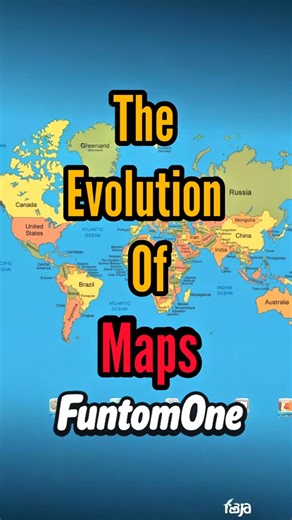 The Evolution Of Maps !! #Maps #history #prehistoric #world #tech #technology #iss #nasa