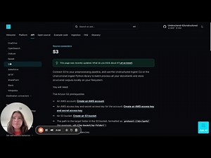Grab Unstructured data from S3 bucket