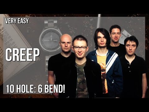 How to play Creep by Radiohead on Diatonic Harmonica 10 Holes (Tutorial)