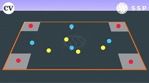 Build up play possession practice ⚽ #footballtiktok #footballtraining #coachesvoice