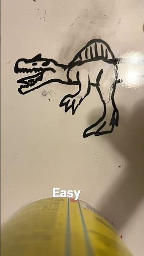 How to draw a spinosaurus (easy)