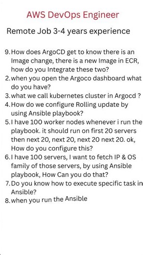AWS DevOps Engineer Interview questions 2-3 years experience #devopsinterview