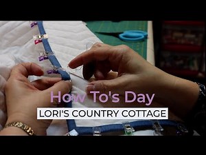 Hand Stitching Your Binding