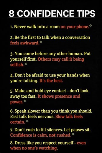 8 Confidence Tips That Instantly Make You Look More Confident #nextsteps #setmore #startagain#shorts