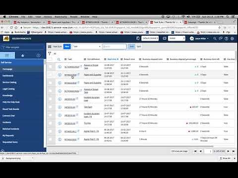 ServiceNow - Task SLA Related List missing