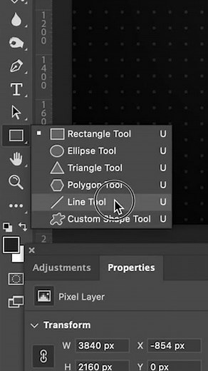 How to CREATE BASIC SHAPES in Photoshop!