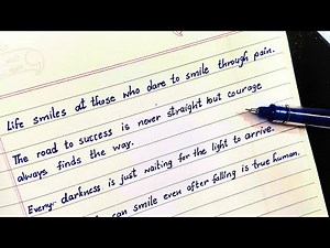 "How to Write Neat Print Handwriting | Improve Print Writing Style Step-by-Step
