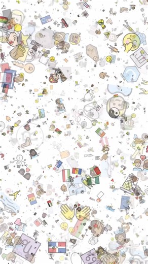 Steven Thiele on Instagram: "024 - society emojis by openmoji.org #creativecoding #motion #design #visual"