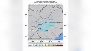 North Carolina rocked by 5.1 magnitude earthquake