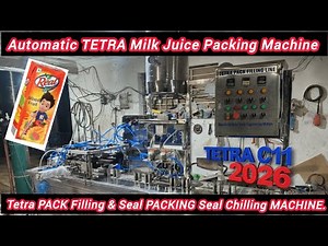 Automatic TERRA PACK Machines PAKISTAN | TETRA PACK juice and Milk Filling packing & Chilling Line
