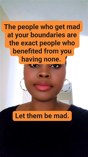 Let them be m@d #healingjourney #boundaries | Ijeoma Ijay