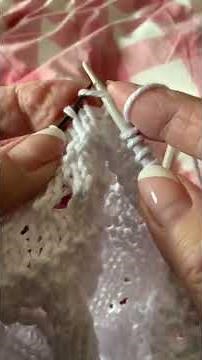 Pick Up Stitches #beginnerknitting