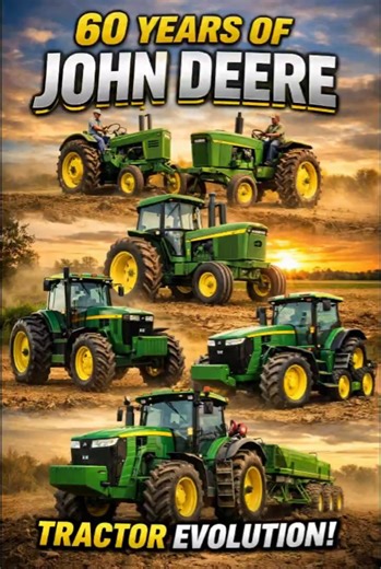 60 Years of John Deere Tractor Evolution