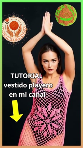 vestido mini playero. Fácil.