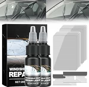 Upgrade Windshield Crack Repair Kit, 2025 New Windshield Repair Kit for Chips and Cracks Car Glass Repair Kit, Cracks Gone Glass Kit Automotive Windscreen Tool for Fixing Chips (1)