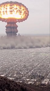 What Happens If A Nuke Hits A City? 💥 #shorts