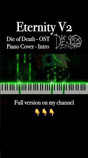 Eternity V2 (Die of Death) – Roblox Piano Intro 🎹 #shorts #dieofdeath #robloxpiano #pianotutorial