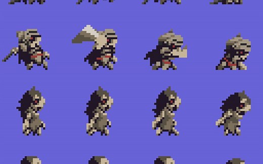 Pixel Game Maker MV 入门教程：（12）对象设置之常见敌人行动