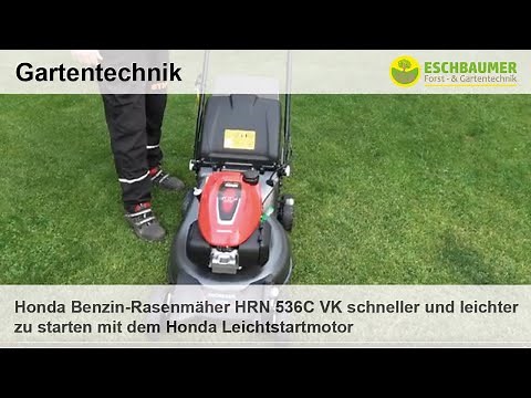 Honda Benzin-Rasenmäher HRN 536C VK schneller und leichter zu starten mit dem Honda Leichtstartmotor