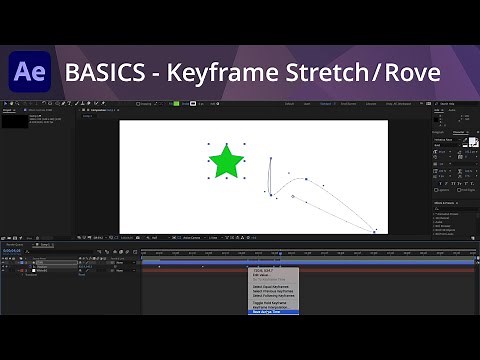 After Effects Tutorial - Stretching and Roving Keyframes