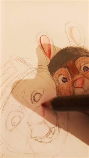 I draw Stu Hopps from Zootopia.How did it happen?#art#drawing#artdrawing