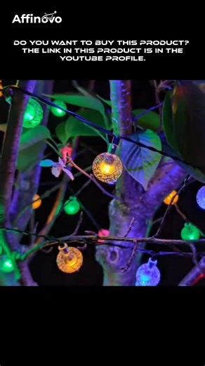 Solar Bubble Ball String Lights #shorts #light