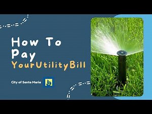 How to pay your City Utility Bill